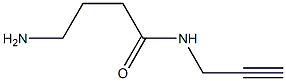 4-amino-N-prop-2-ynylbutanamide Struktur