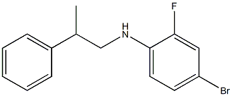 4-bromo-2-fluoro-N-(2-phenylpropyl)aniline Struktur