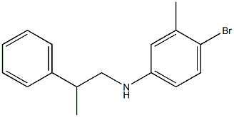 4-bromo-3-methyl-N-(2-phenylpropyl)aniline Struktur