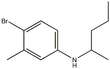 4-bromo-3-methyl-N-(pentan-2-yl)aniline Struktur