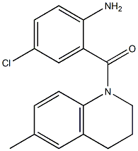 4-chloro-2-[(6-methyl-1,2,3,4-tetrahydroquinolin-1-yl)carbonyl]aniline Struktur