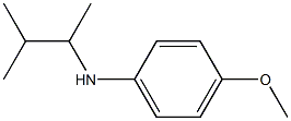 4-methoxy-N-(3-methylbutan-2-yl)aniline Struktur