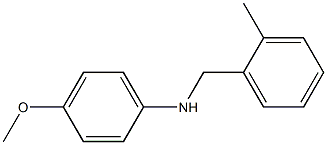 4-methoxy-N-[(2-methylphenyl)methyl]aniline Struktur