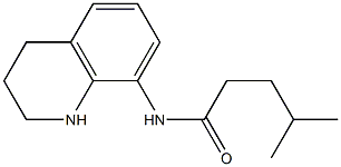 4-methyl-N-(1,2,3,4-tetrahydroquinolin-8-yl)pentanamide Struktur