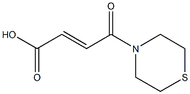 4-oxo-4-(thiomorpholin-4-yl)but-2-enoic acid Struktur