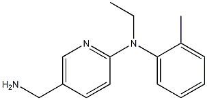 5-(aminomethyl)-N-ethyl-N-(2-methylphenyl)pyridin-2-amine Struktur