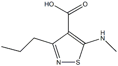 5-(methylamino)-3-propylisothiazole-4-carboxylic acid Struktur