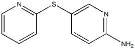 5-(pyridin-2-ylsulfanyl)pyridin-2-amine Struktur