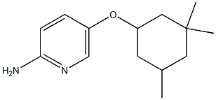 5-[(3,3,5-trimethylcyclohexyl)oxy]pyridin-2-amine Struktur