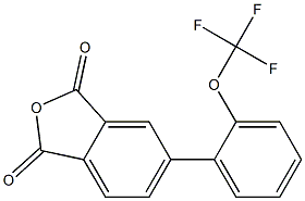 5-[2-(trifluoromethoxy)phenyl]-2-benzofuran-1,3-dione Struktur