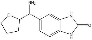 5-[amino(oxolan-2-yl)methyl]-2,3-dihydro-1H-1,3-benzodiazol-2-one Struktur