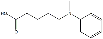 5-[methyl(phenyl)amino]pentanoic acid Struktur