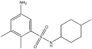 5-amino-2,3-dimethyl-N-(4-methylcyclohexyl)benzene-1-sulfonamide Struktur