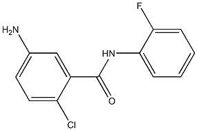 5-amino-2-chloro-N-(2-fluorophenyl)benzamide Struktur