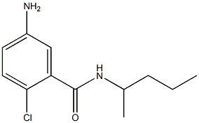 5-amino-2-chloro-N-(pentan-2-yl)benzamide Struktur