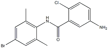 5-amino-N-(4-bromo-2,6-dimethylphenyl)-2-chlorobenzamide Struktur