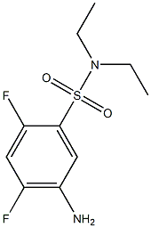 5-amino-N,N-diethyl-2,4-difluorobenzene-1-sulfonamide Struktur