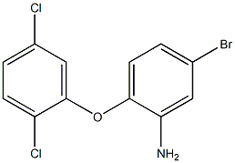 5-bromo-2-(2,5-dichlorophenoxy)aniline Struktur