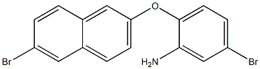 5-bromo-2-[(6-bromonaphthalen-2-yl)oxy]aniline Struktur