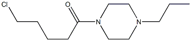 5-chloro-1-(4-propylpiperazin-1-yl)pentan-1-one Struktur