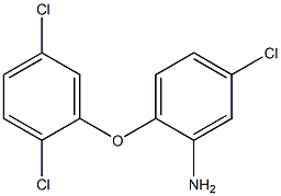 5-chloro-2-(2,5-dichlorophenoxy)aniline Struktur