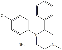 5-chloro-2-(4-methyl-2-phenylpiperazin-1-yl)aniline Struktur