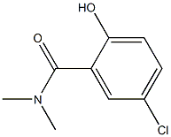 5-chloro-2-hydroxy-N,N-dimethylbenzamide Struktur