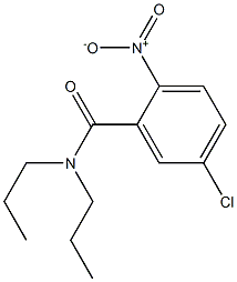 5-chloro-2-nitro-N,N-dipropylbenzamide Struktur