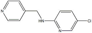 5-chloro-N-(pyridin-4-ylmethyl)pyridin-2-amine Struktur