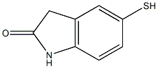 5-mercapto-1,3-dihydro-2H-indol-2-one Struktur