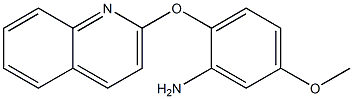 5-methoxy-2-(quinolin-2-yloxy)aniline Struktur