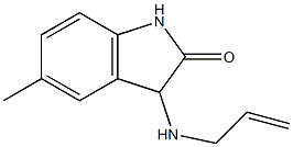 5-methyl-3-(prop-2-en-1-ylamino)-2,3-dihydro-1H-indol-2-one Struktur