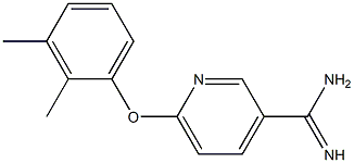 6-(2,3-dimethylphenoxy)pyridine-3-carboximidamide Struktur