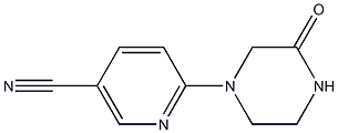 6-(3-oxopiperazin-1-yl)nicotinonitrile Struktur