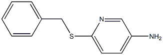 6-(benzylsulfanyl)pyridin-3-amine Struktur