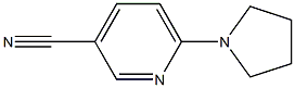 6-(pyrrolidin-1-yl)pyridine-3-carbonitrile Struktur