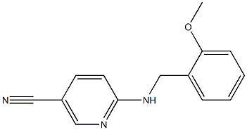 6-[(2-methoxybenzyl)amino]nicotinonitrile Struktur