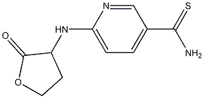 6-[(2-oxooxolan-3-yl)amino]pyridine-3-carbothioamide Struktur