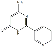 6-amino-2-(pyridin-3-yl)-3,4-dihydropyrimidin-4-one Struktur