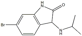 6-bromo-3-(propan-2-ylamino)-2,3-dihydro-1H-indol-2-one Structure