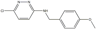 6-chloro-N-[(4-methoxyphenyl)methyl]pyridazin-3-amine Struktur