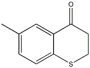 6-methyl-3,4-dihydro-2H-1-benzothiopyran-4-one Struktur