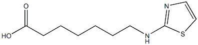 7-(1,3-thiazol-2-ylamino)heptanoic acid Struktur