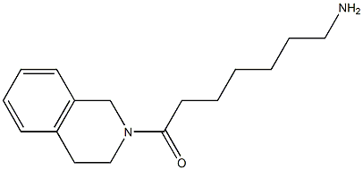 7-(3,4-dihydroisoquinolin-2(1H)-yl)-7-oxoheptan-1-amine Struktur