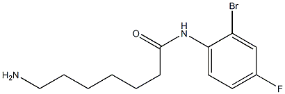 7-amino-N-(2-bromo-4-fluorophenyl)heptanamide Struktur