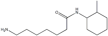 7-amino-N-(2-methylcyclohexyl)heptanamide Struktur