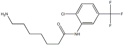 7-amino-N-[2-chloro-5-(trifluoromethyl)phenyl]heptanamide Struktur