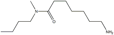 7-amino-N-butyl-N-methylheptanamide Struktur