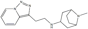 8-methyl-N-(2-{[1,2,4]triazolo[3,4-a]pyridin-3-yl}ethyl)-8-azabicyclo[3.2.1]octan-3-amine Struktur