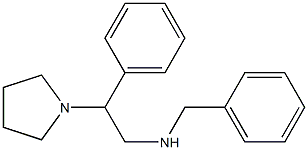 benzyl[2-phenyl-2-(pyrrolidin-1-yl)ethyl]amine Struktur